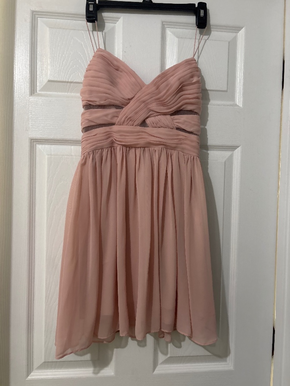 Pink mini dress